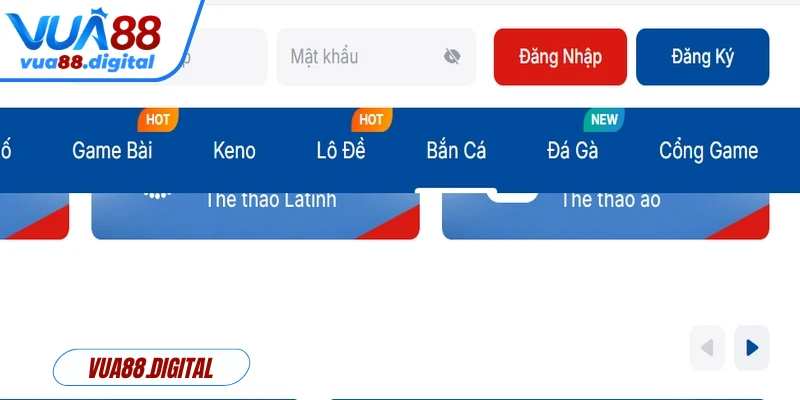 Hãy đăng nhập Vua88 bằng đường link chính thức và uy tín 