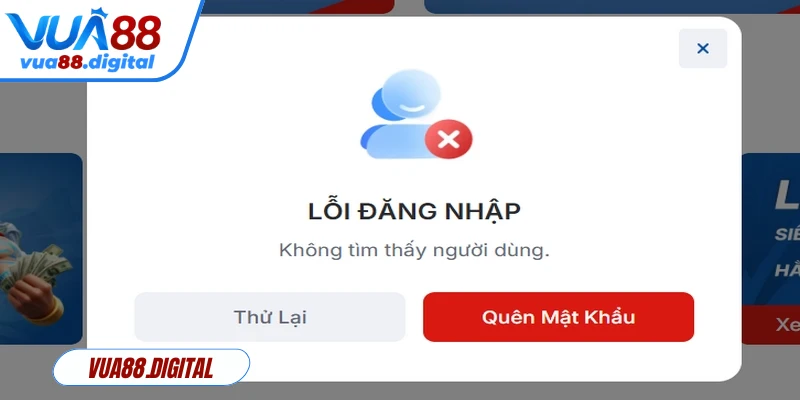 Có nhiều nguyên nhân khiến việc đăng nhập thất bại như nhập sai mật khẩu 